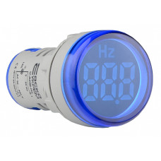 Частотомер цифровой 5-99Hz ᴓ22мм круглый синий [A0190010166] U-ADM-Hz АСКО