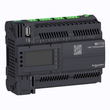 Логический контроллер (ПЛК) М172Р 28 входов/выходов 24В с дисплеем EtherNet с изоляцией [TM172PDG28RI] Modicon Schneider Electric