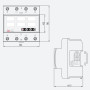 63А Трифазне реле контролю напруги та струму [Б00044035] YC9VA-3 CNC