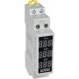 Вольтметр цифровий модульний трифазний AC 80-500V [A0010250002] VMD-3 АСКО