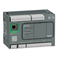 Логический контроллер (ПЛК) M200 24 входов/виходов 24V DC 14/10 транзисторний PNP EtherNet [TM200CE24T] Modicon Schneider Electric