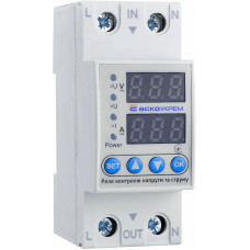 Реле контроля напряжения и тока 2P 63А [A0010230002] RKV АСКО