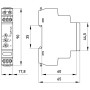 Реле контролю рівня рідини 8A 24-265V AC/DC 1CO [p075003] E.NEXT e.control.l01m