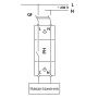 Однофазное реле напряжения 40A с термозащитой [NTRN04002] РН-40tc Новатек-Електро