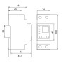 Однофазное реле контроля напряжения и тока 63А с индикацией [p0690103] e.control.pro.vcm63 E.NEXT