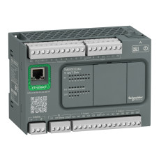 Логический контроллер (ПЛК) M200 24 входов/виходов 24V DC 14/10 транзисторний NPN EtherNet [TM200CE24U] Modicon Schneider Electric
