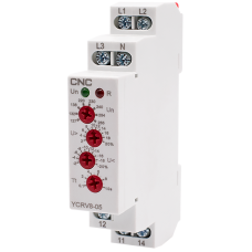 Реле контроля фаз 3Ф 10А 127-265В [Б00038749] YCRV8-05 CNC