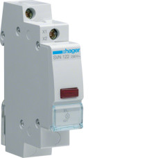 Модульная сигнальная арматура красный LED 230В [SVN122] Hager