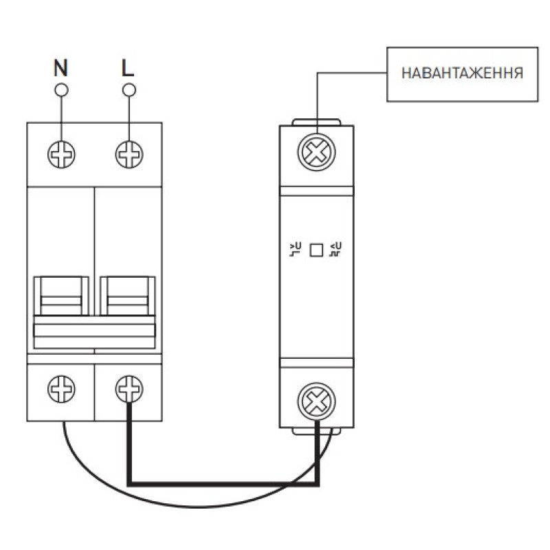 Однофазне реле контролю напруги 63А [p0690017] e.control.v00 E.NEXT