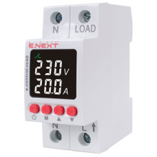 Однофазное реле контроля напряжения 40А с индикацией [p0690029] E.NEXT e.control.vc40