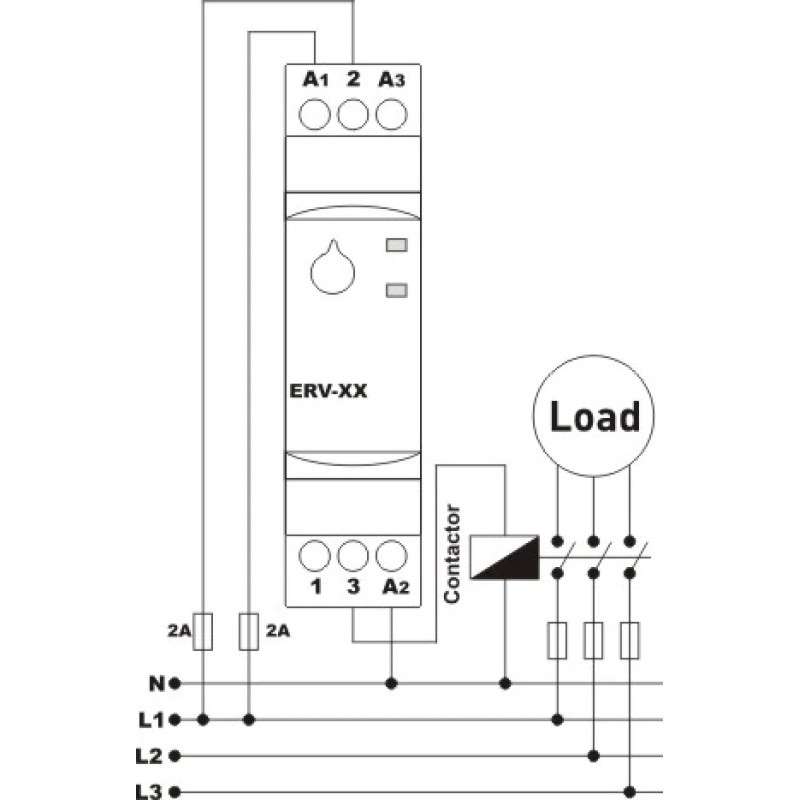 0.1-30сек 5А задержка на выключение реле времени 160-250V [ERV-30M] Samwha