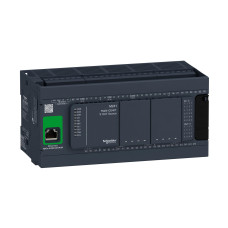 Логический контроллер (ПЛК) M241 40 входов/выходов 24В транзистором 2xRS485 EtherNet [TM241CE40T] Modicon Schneider Electric
