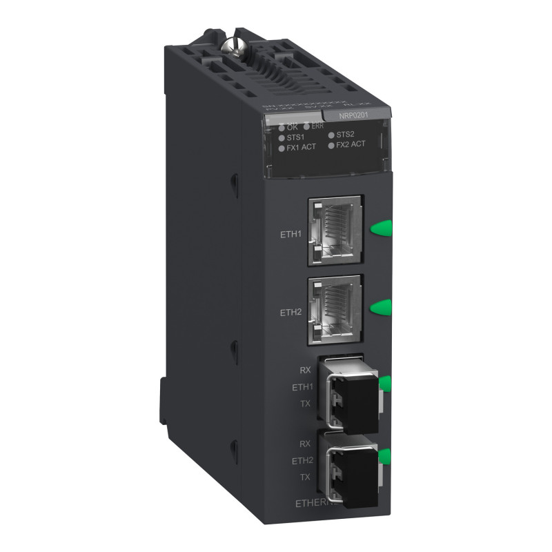 Оптоволоконний конвертер М340 EtherNet-Оптика SM 24V [BMXNRP0201] Schneider Electric