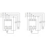 Трифазне реле контролю напруги 8А регульоване [p0690021] e.control.v04m E.NEXT