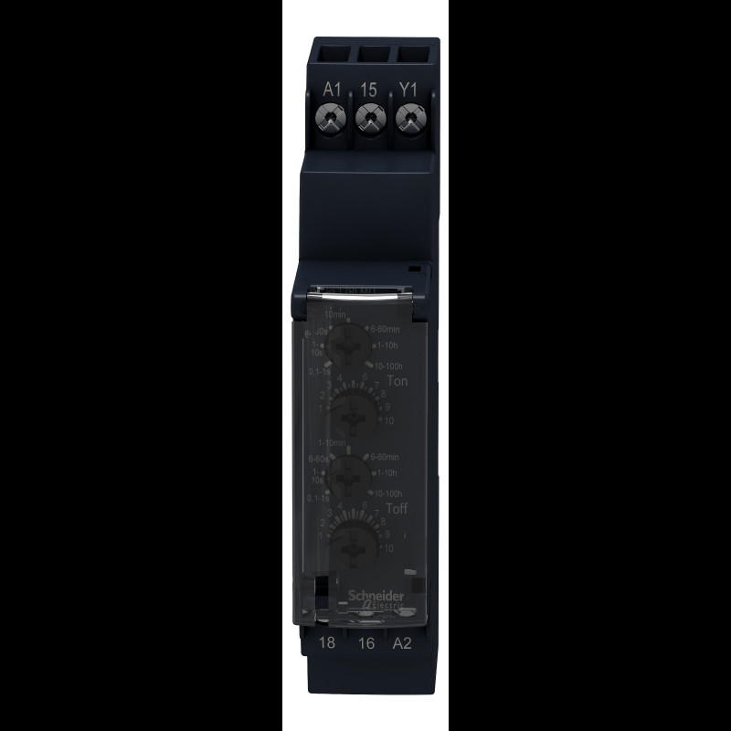 6-60сек асимметричное мигание реле времени 5A 24-240В AC/DC [RE17RLMU] Schneider Electric