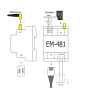 Контроллер web-доступа к управлению Modbus [NTEM48100] ЕМ-481 Новатек-Електро