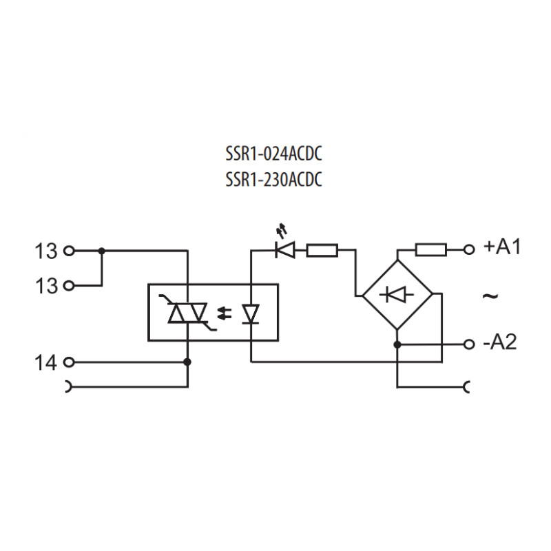 Интерфейсное реле 1.2A 1NO 400V AC тиристорное [2473051] SSR1-230 ETI