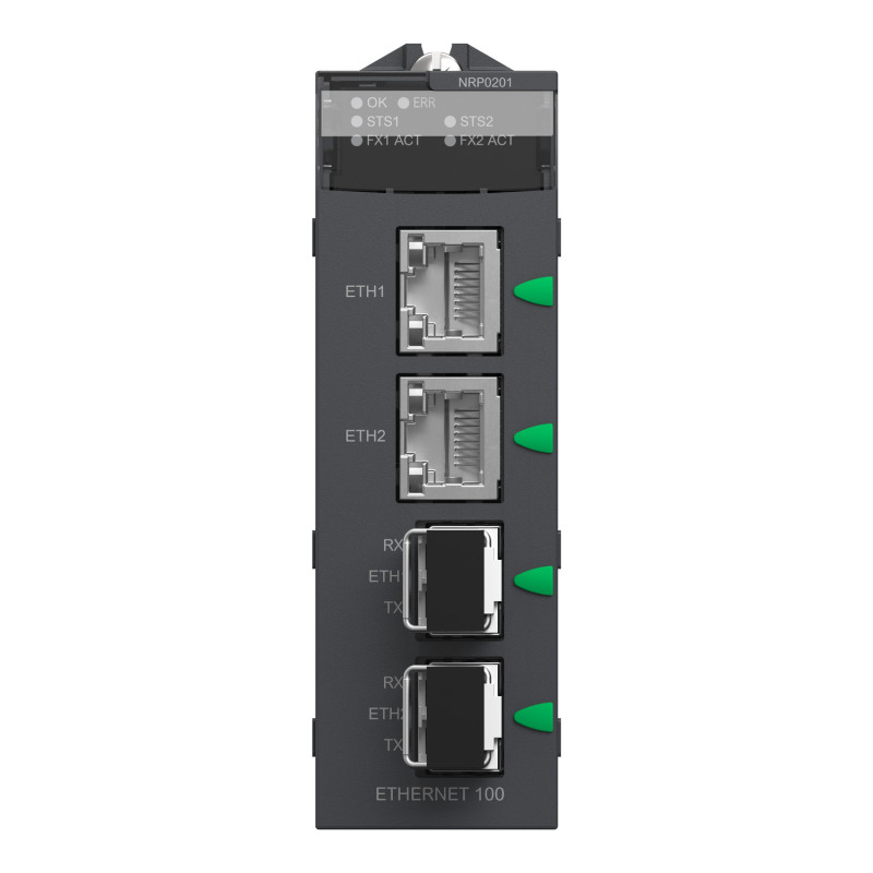 Оптоволоконний конвертер М340 EtherNet-Оптика SM 24V [BMXNRP0201] Schneider Electric