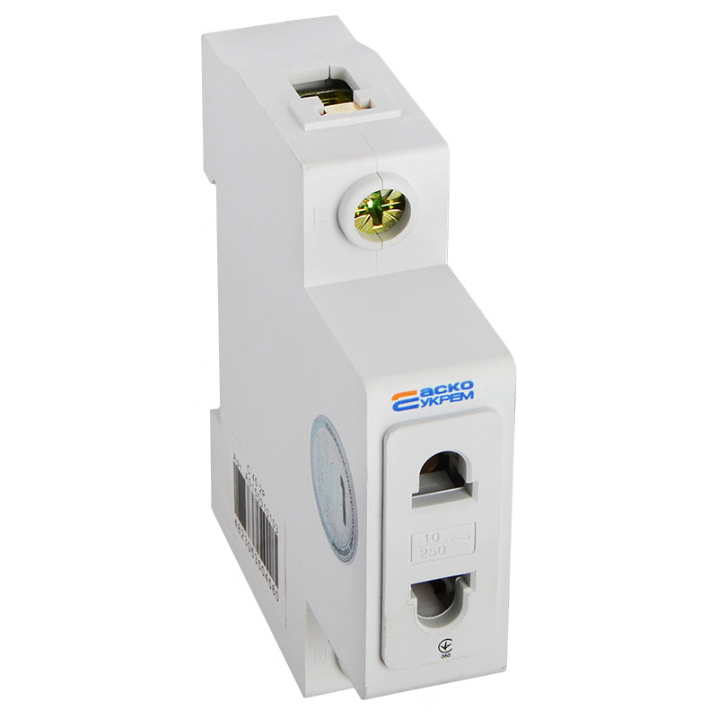 Розетка на DIN-рейку 2P [A0150010103] C45 АСКО