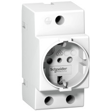 Розетка на DIN-рейку 2P+PE 16A 250V [A9A15303] Schneider Electric