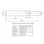 Автомобільний роз'єм розетка Deutsch DTP Size 12 (1 шт.) 2–3,5мм.кв 12-14AWG нікельований [0462-203-12141] TACTIX
