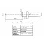 Автомобильный разъем штырь Deutsch DT Size 16 (1 шт.) 0,5–2мм.кв 14-20AWG никелированный [0460-215-16141] TACTIX