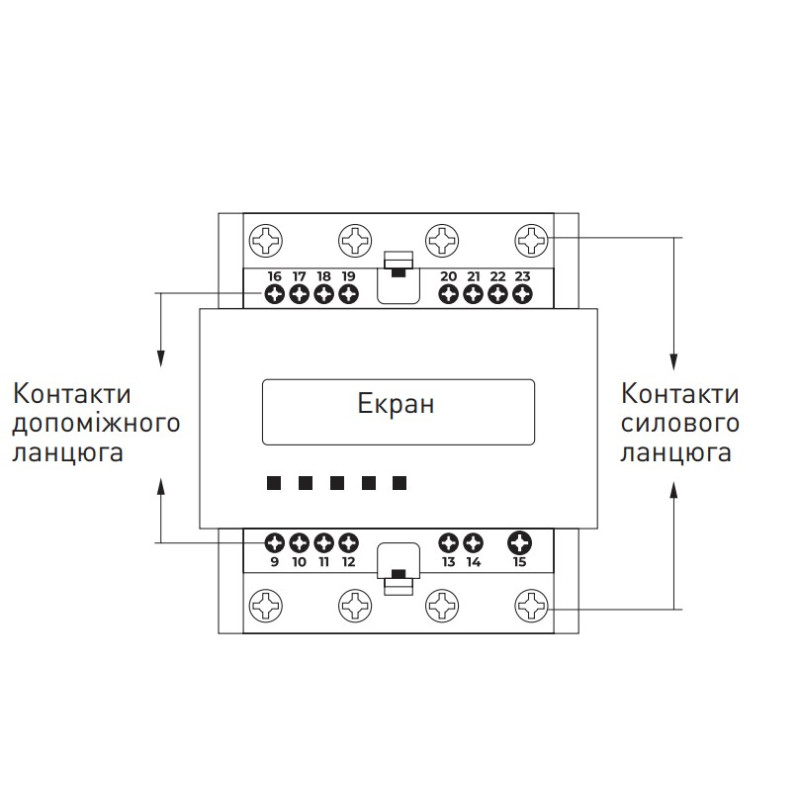 Трифазний електронний лічильник 100А клас 1 [i0310032] E.NEXT e.control.w05