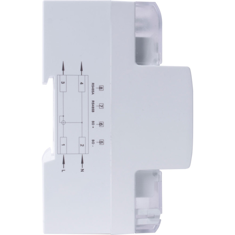 Однофазний електронний лічильник 65А клас 1 RS485 [i0310042] E.NEXT e.control.w11