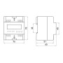 Трифазний електронний лічильник 100А клас 1 [i0310038] RS485 E.NEXT e.control.w08