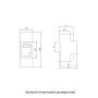 Однофазный электронный счетчик 100А класс 1 RS-485 LCD дисплей [Б00044054] DDS226D-2P M CNC