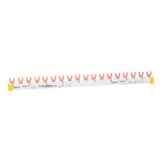Шина соединительная 1P+N 63A типа FORK (вилка) 18 модулей шаг 18мм (32см) [R9XFH218] Resi9 Schneider Electric