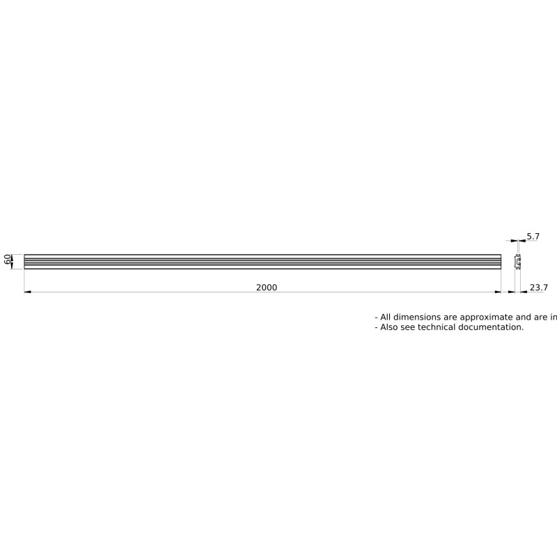 Шина 630A L=2000мм для шкафа PrismaSeT [LVS04560] Linergy LGYE Schneider Electric