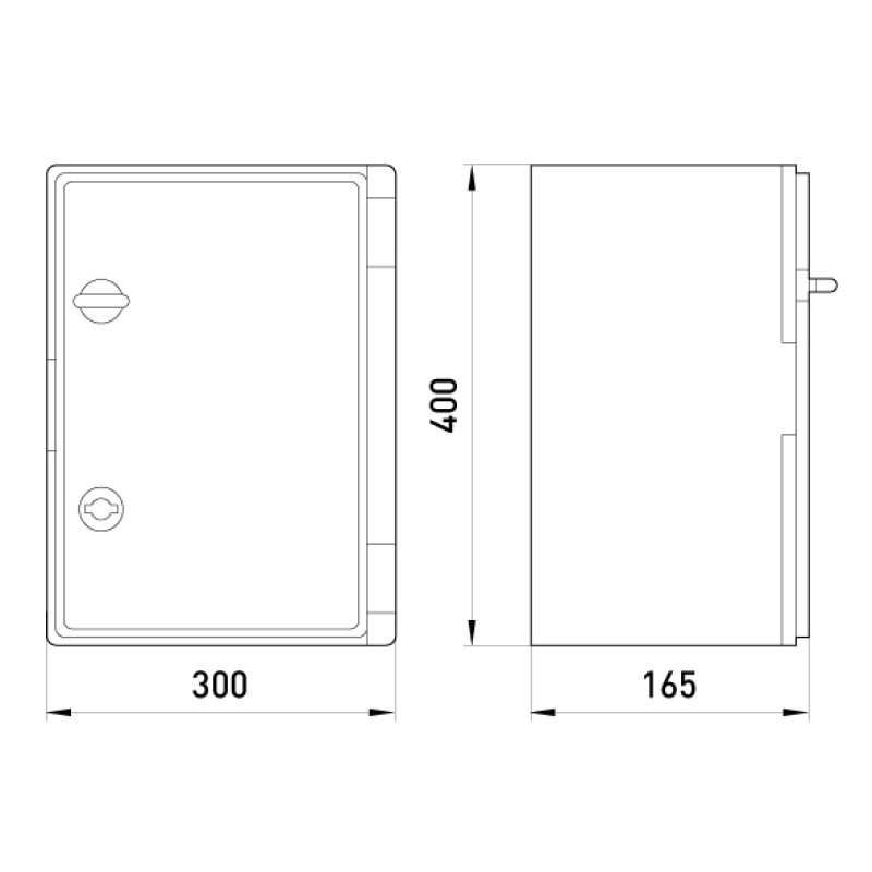 Корпус пластиковый 300х400х165мм IP65 прозрачные двери [CP5013] E.NEXT e.plbox.300.400.165.tr