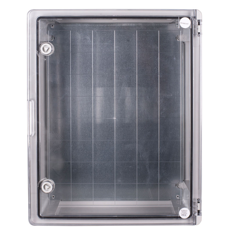 Корпус пластиковий 500x400x180мм ABS IP65 прозорі двері [p084206] E.NEXT e.plbox.pro.p.50.40.18.tr