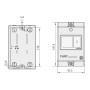 Защитная оболочка для NS2-25 IP55 без кнопок [495997] NS2-MC CHINT