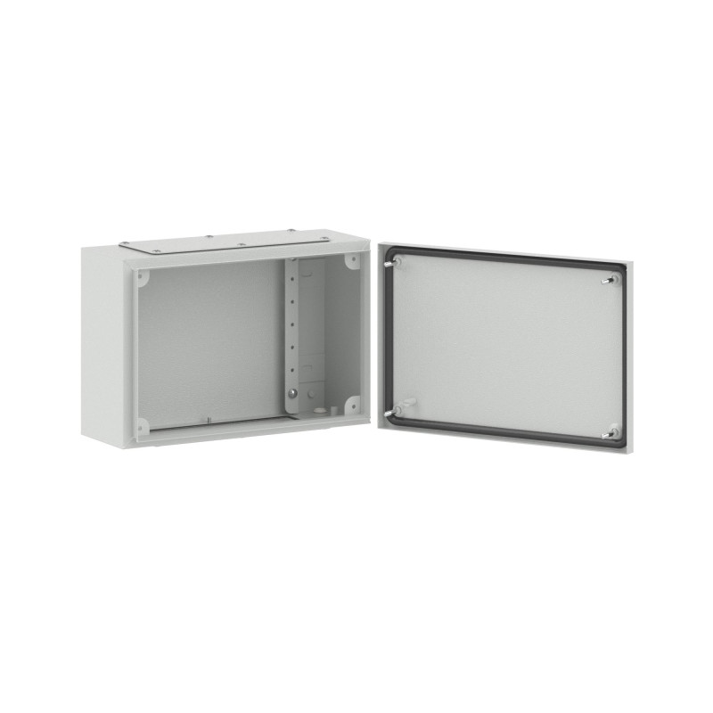Корпус металевий 400x300x120мм IP66 навісний зварний [R5CDE43120F] RAM block CDE ДКС