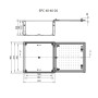 Корпус поліестеровий 400x400x200мм IP66 з замком [1102602] EPC 40-40-20 ETI