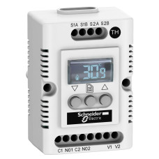 Термостат электронный 4А -40-80 °C 30В AC/DC для шкафа [NSYCCOTH30VID] ClimaSys CC Schneider Electric