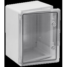 Корпус пластиковый 400х300х220мм IP65 прозрачные двери [MKP92-N-403022-65-U] УХЛ1 ЩМПп УЕК