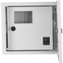 Корпус металлический под 1-ф счетчик 4 модуля 300,3x330x149,5мм навесной IP54 с замком [A0260030015] Light UBox АСКО