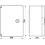 Корпус пластиковий 700x500x250мм ABS IP65 прозорі двері [p084208] E.NEXT e.plbox.pro.p.70.50.25.tr
