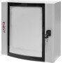 Корпус металевий 600х600х200мм IP55 навісний зі склом [CPD606020M] E.NEXT e.mbox.industrial.p.60.60.20.gl