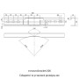 L=300мм Кронштейн крепления на опору для шкафов, корпусов [s053211] e.mount.bracket.300 E.NEXT
