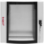Корпус металевий 600х600х200мм IP55 навісний зі склом [CPD606020M] E.NEXT e.mbox.industrial.p.60.60.20.gl