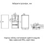 Корпус металлический под 3-ф счетчик 9 модулей 530,3x290x149,5мм навесной IP54 с замком [A0260030016] Light UBox АСКО