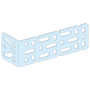 Угловые скобы 43x122,5x3мм универсальные в шкафы PrismaSeT (2шт.) [LVS03581] Schneider Electric