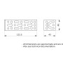 Угловые скобы 43x122,5x3мм универсальные в шкафы PrismaSeT (2шт.) [LVS03581] Schneider Electric