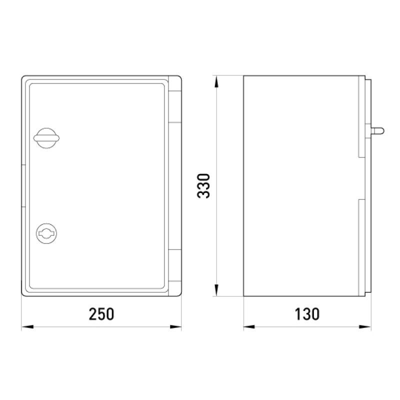 Корпус пластиковый 250х330х130мм IP65 [CP5002] E.NEXT e.plbox.250.330.130.blank