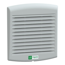 Вентилятор с решеткой и фильтром 85 м3/час 24В DC 150x170x62мм IP54 [NSYCVF85M24DPF] ClimaSys CV Schneider Electric
