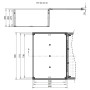 Корпус полиэстеровый 800x600x300мм IP66 с замком [1102607] EPC 80-60-30 ETI